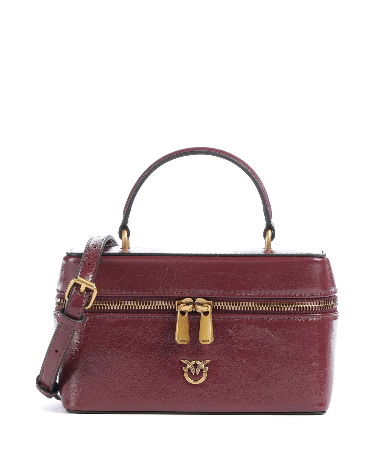 Pinko Vanity Mini Crossbody bag ribes intenso/antique gold
