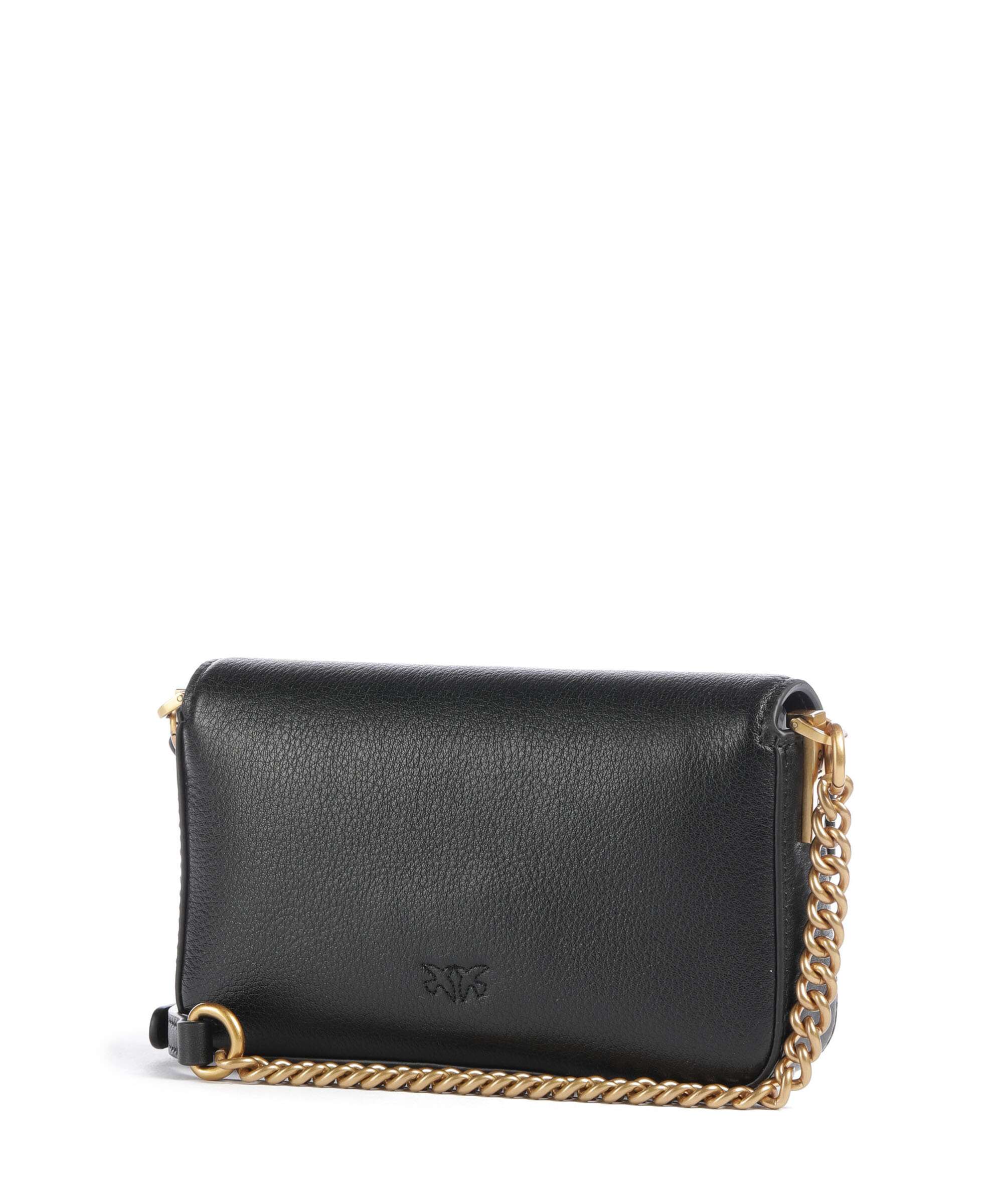 Pinko Love One Baby Slouchy Crossbody bag nero/antique gold
