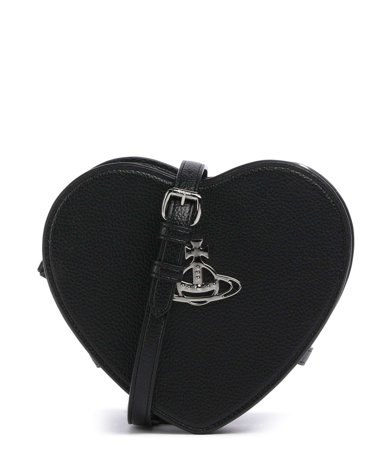 Vivienne Westwood Louise Heart Grain Crossbody bag black