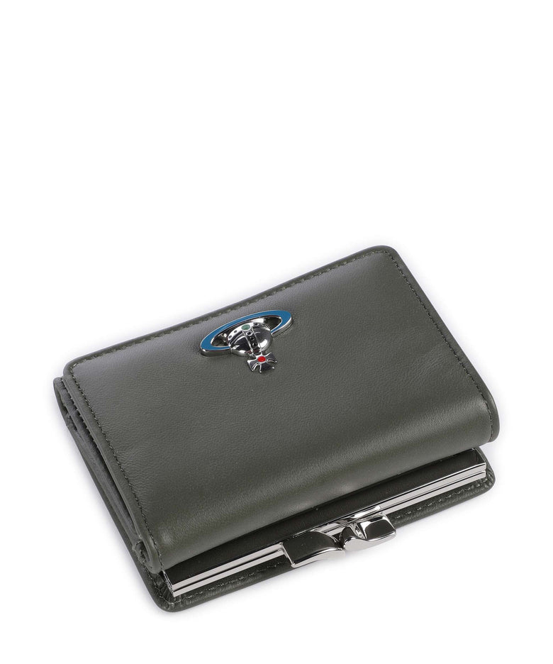 Vivienne Westwood Frame Nappa Small Wallet green