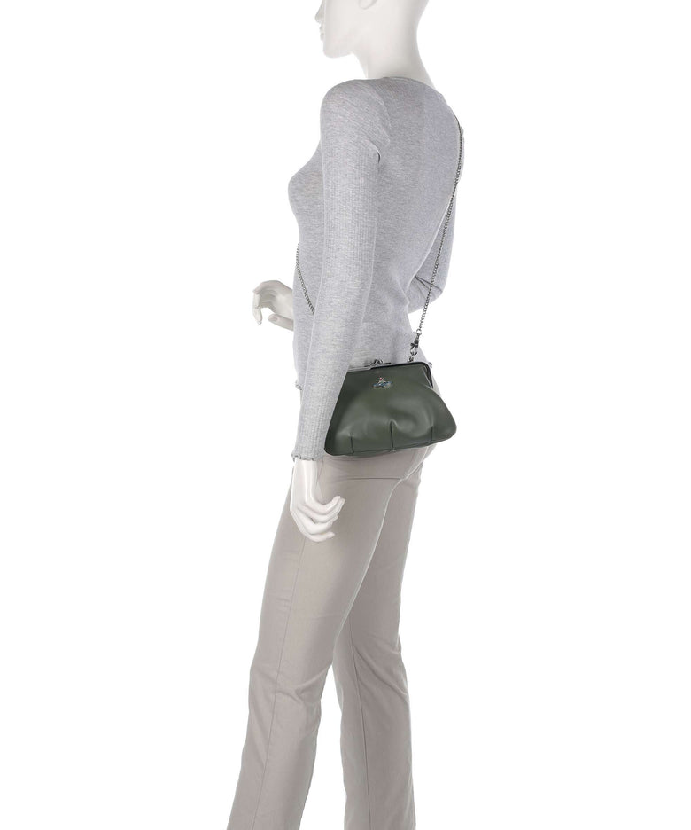 Vivienne Westwood Granny Frame Nappa Crossbody bag green