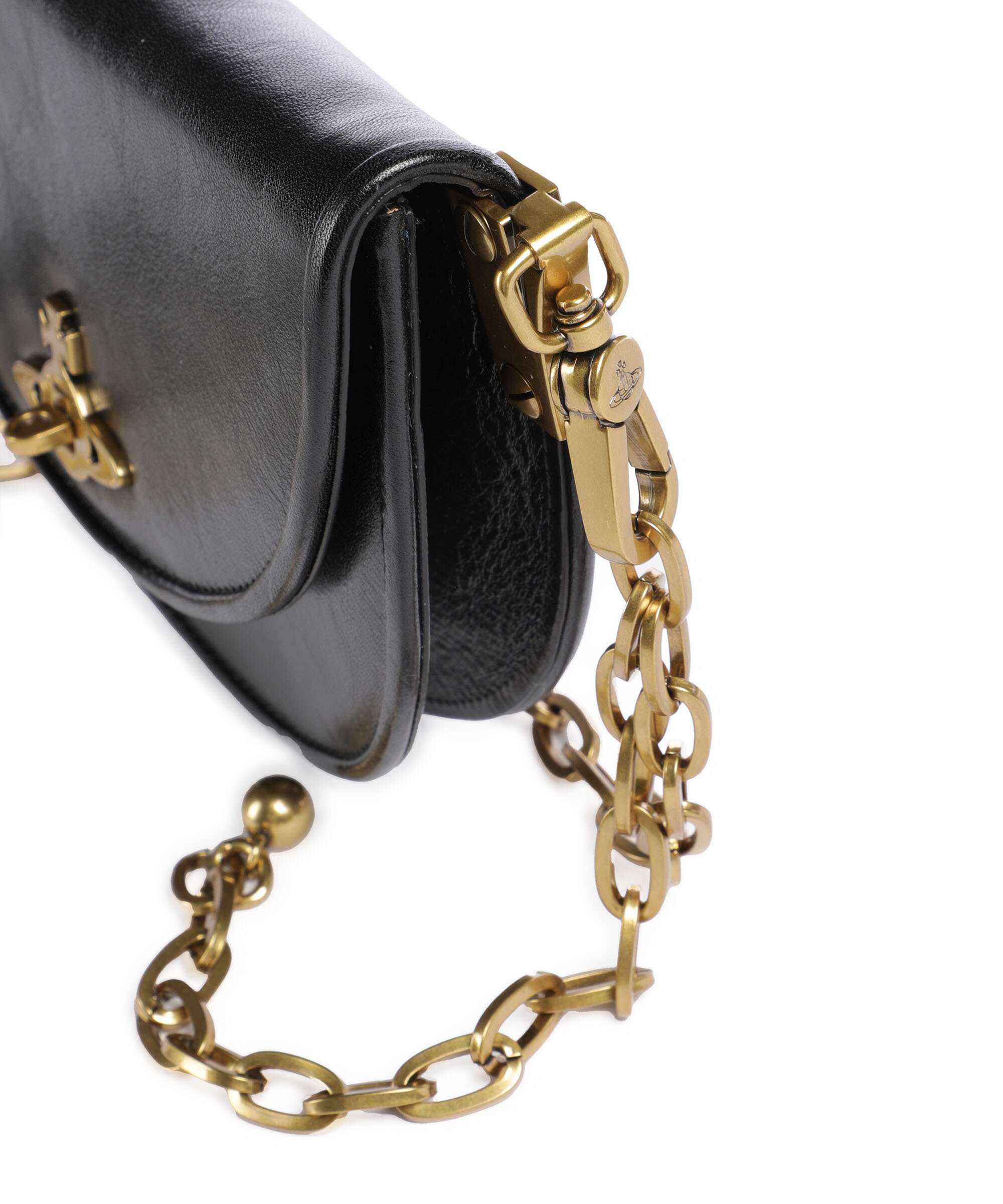 Vivienne Westwood Bonnie Polished Crossbody bag black