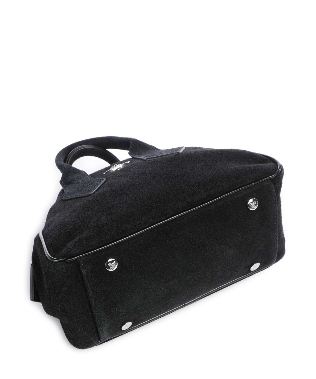 Vivienne Westwood Yasmine Suede Small Handbag black