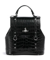 Vivienne Westwood Max Embossed Croc Small Rygsæk black