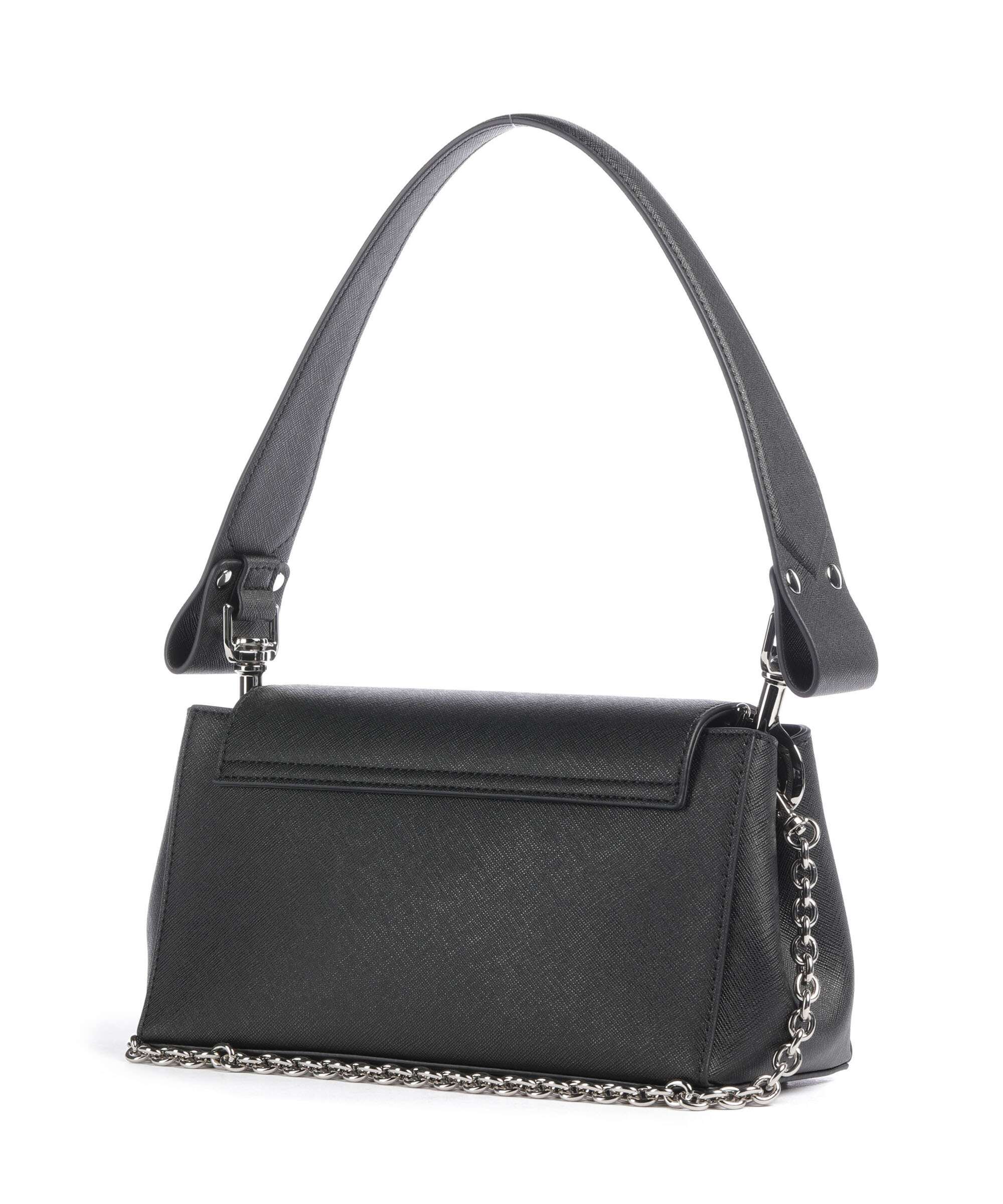 Vivienne Westwood Hazel Saffiano Plain Medium Shoulder bag black
