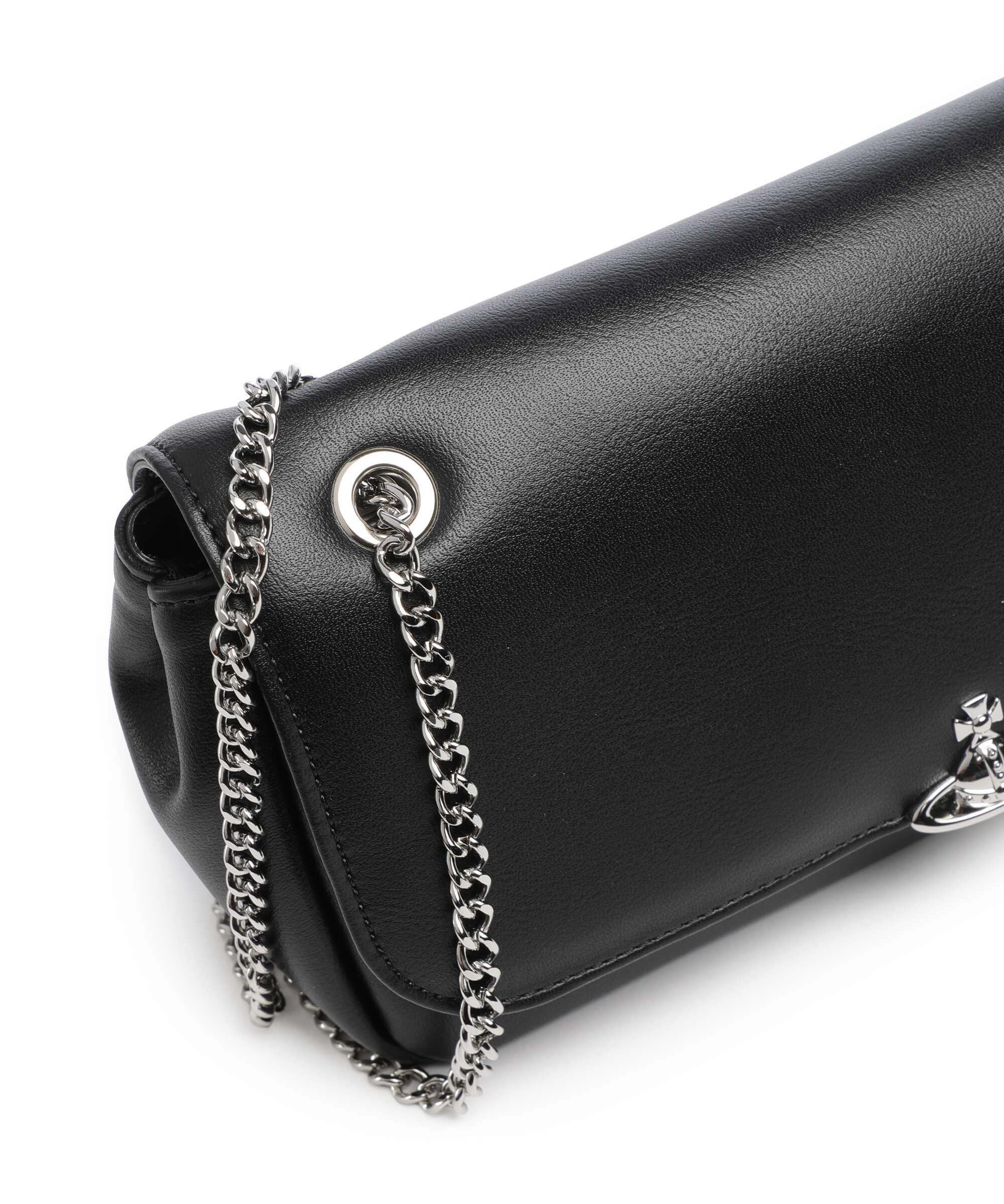 Vivienne Westwood Chain Smooth Shoulder bag black