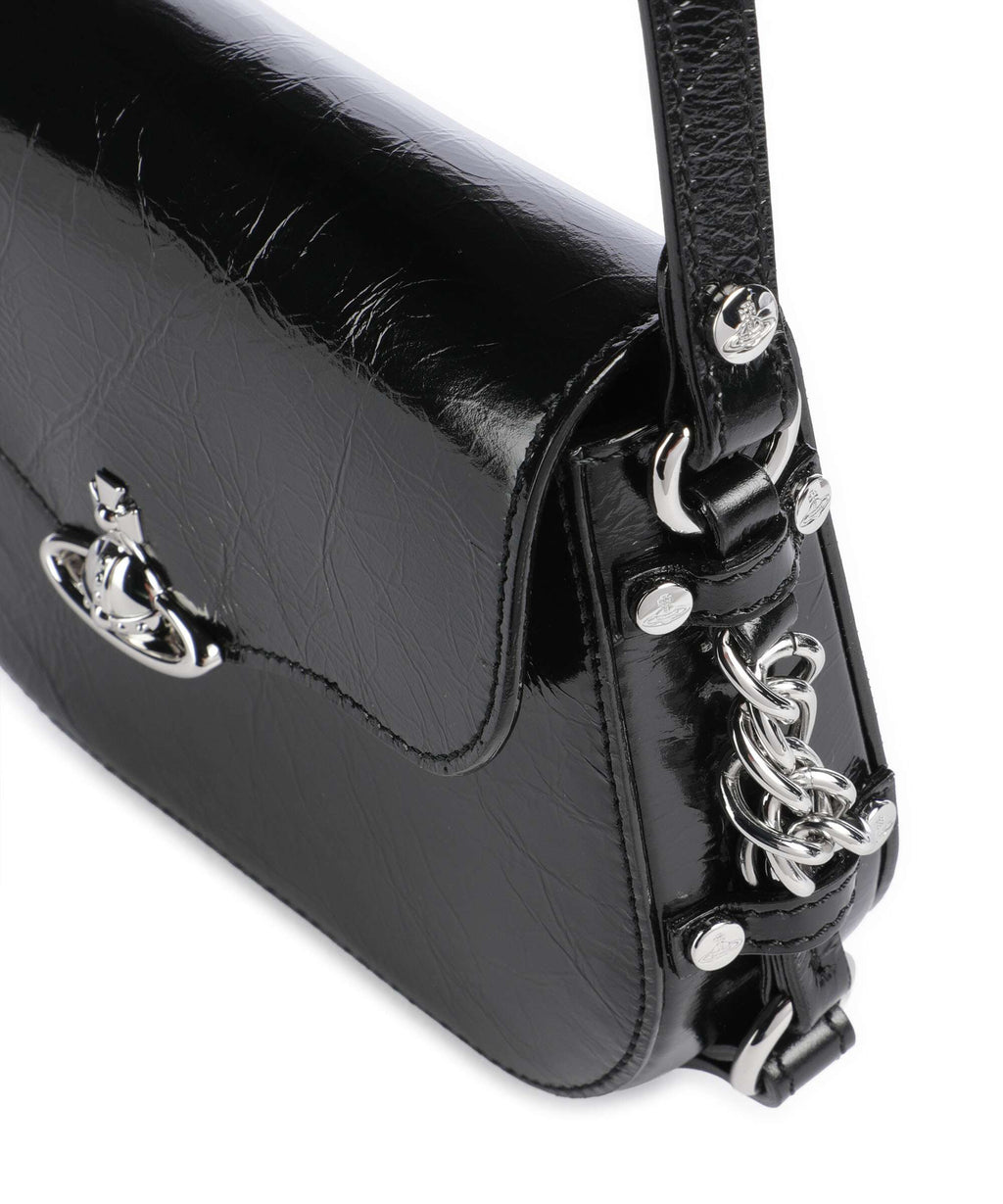 Vivienne Westwood Hunter Naplak Shoulder bag black
