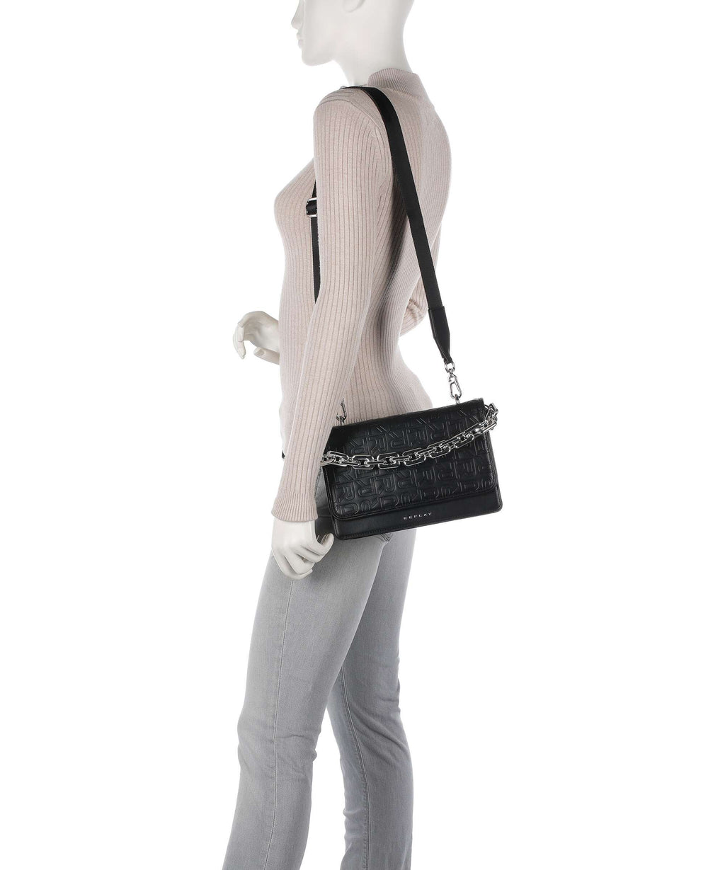 Replay Crossbody bag black