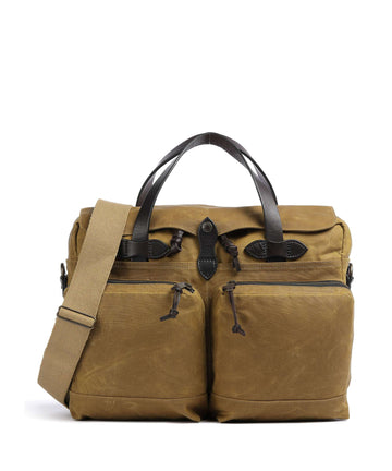 Filson Tin Cloth 24 Hour Dokumentmappe dark tan
