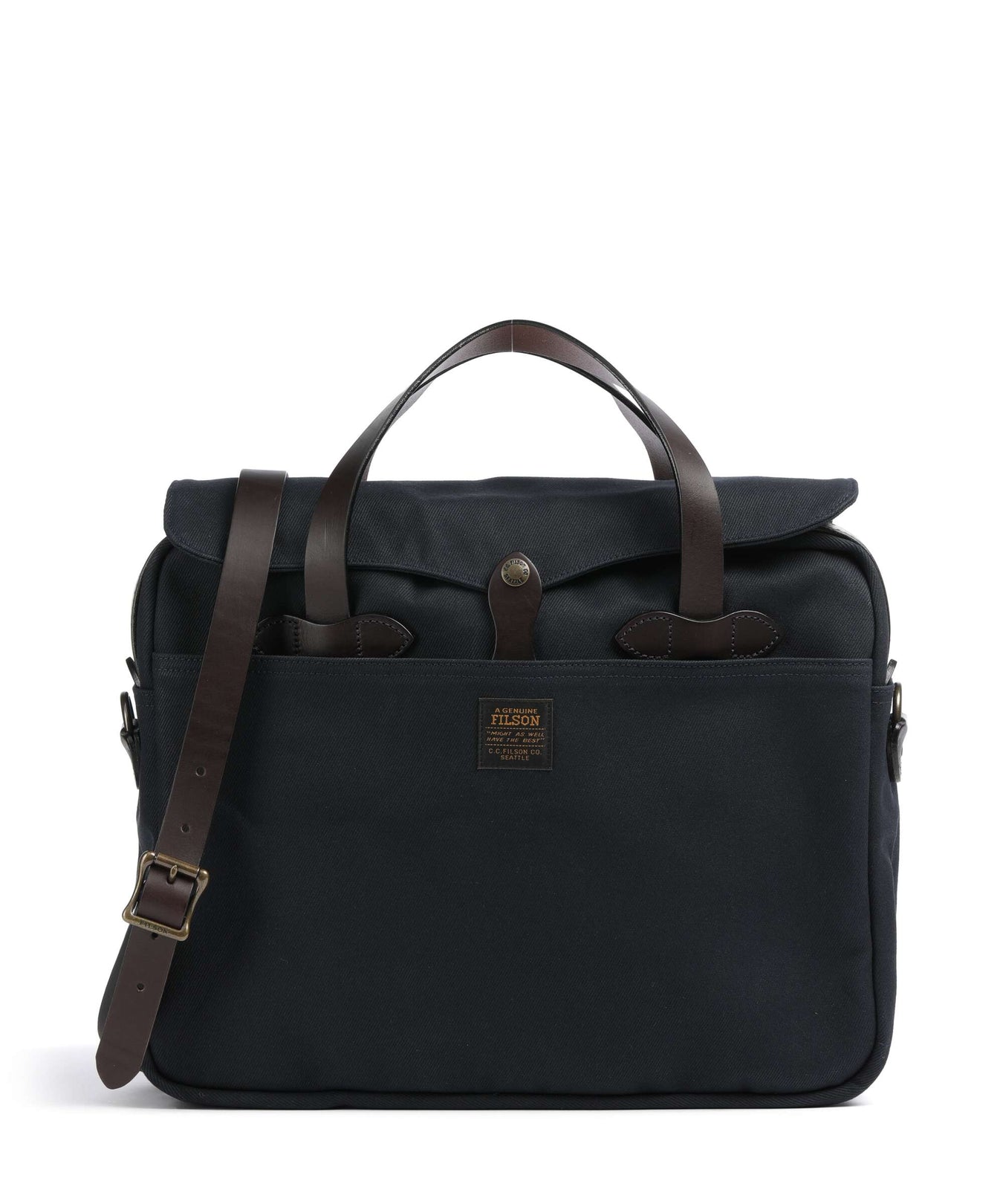 Filson Luggage Twill Briefcase navy