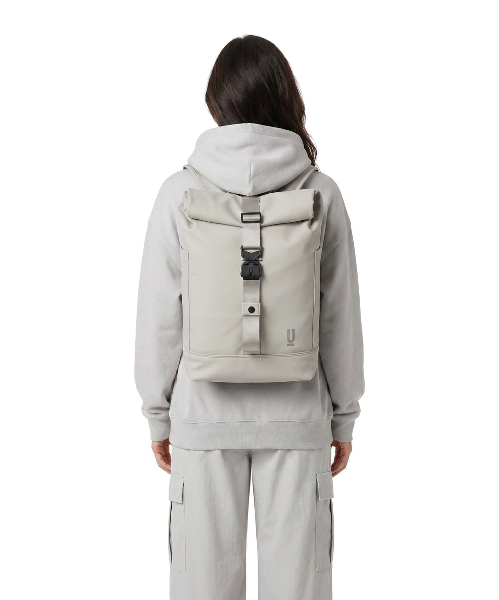 The Urban Society Rolltop backpack light grey