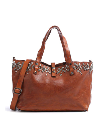 Campomaggi Shopper taske azzurro/polvere