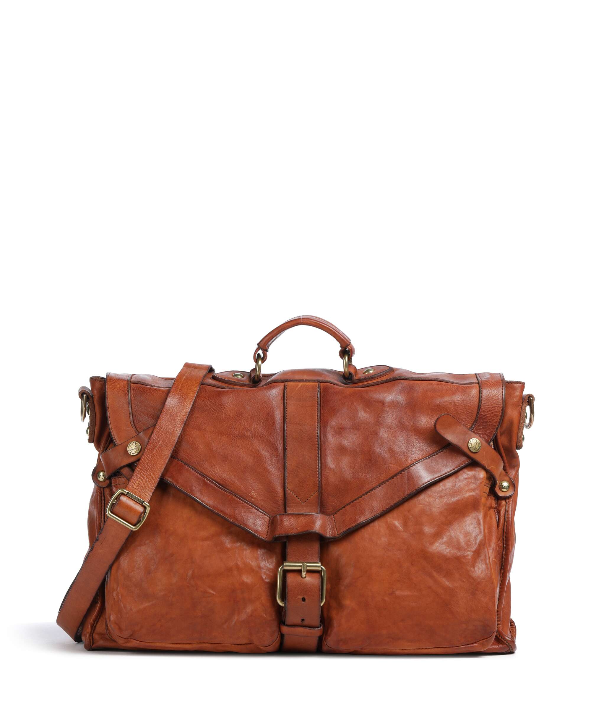 Campomaggi Messenger taske læder cognac - C014080NDX0001C1502 – WARDOW