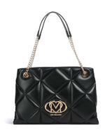 Love Moschino Embossed Q Shopper taske black