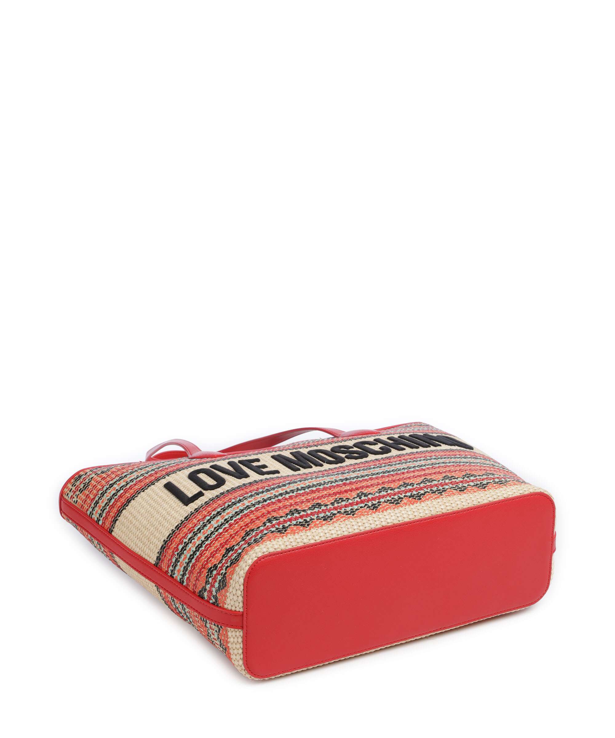 Love Moschino Sunset Stripes Tote bag multicolour/red