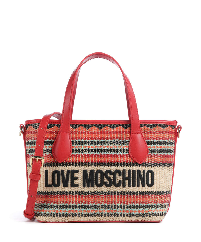 Love Moschino Sunset Stripes Handbag multicolour/red