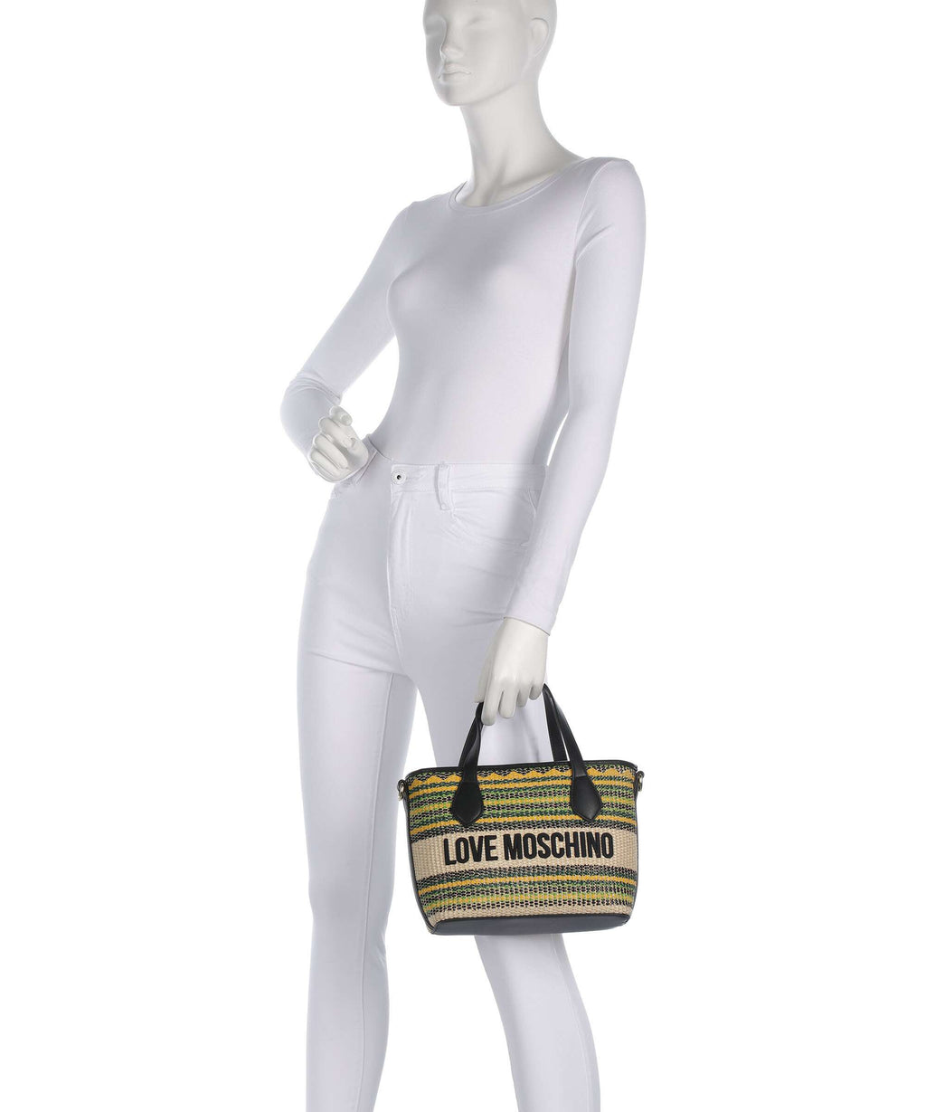 Love Moschino Sunset Stripes Handbag multicolour/black