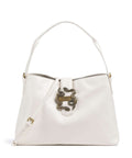 Just Cavalli Iconic Snakes Hobo bag white