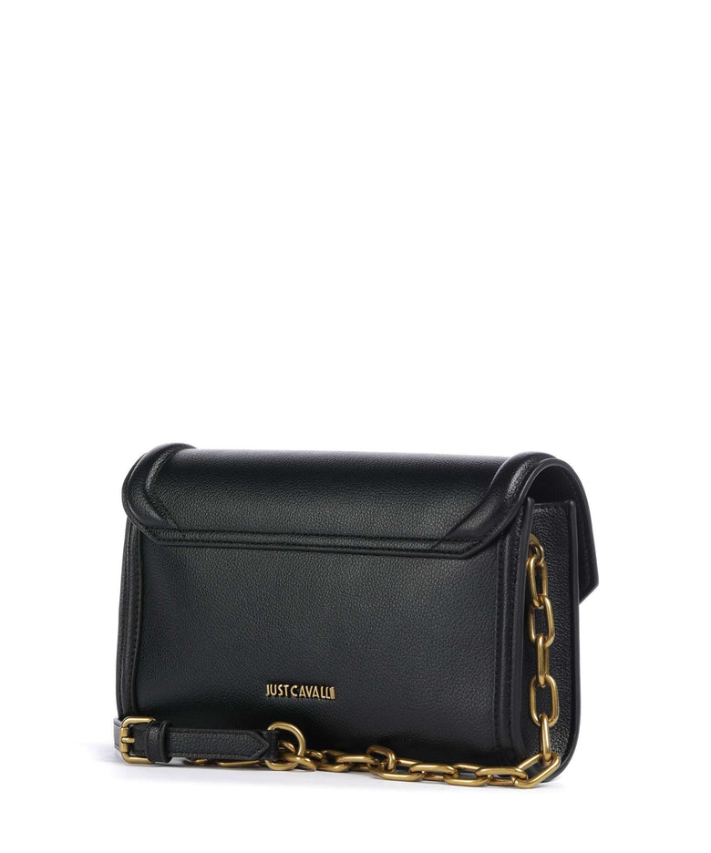 Just Cavalli Crossed Laces Crossbody bag black