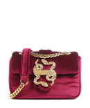 Just Cavalli Iconic Snakes Puffy Skuldertaske dark purple