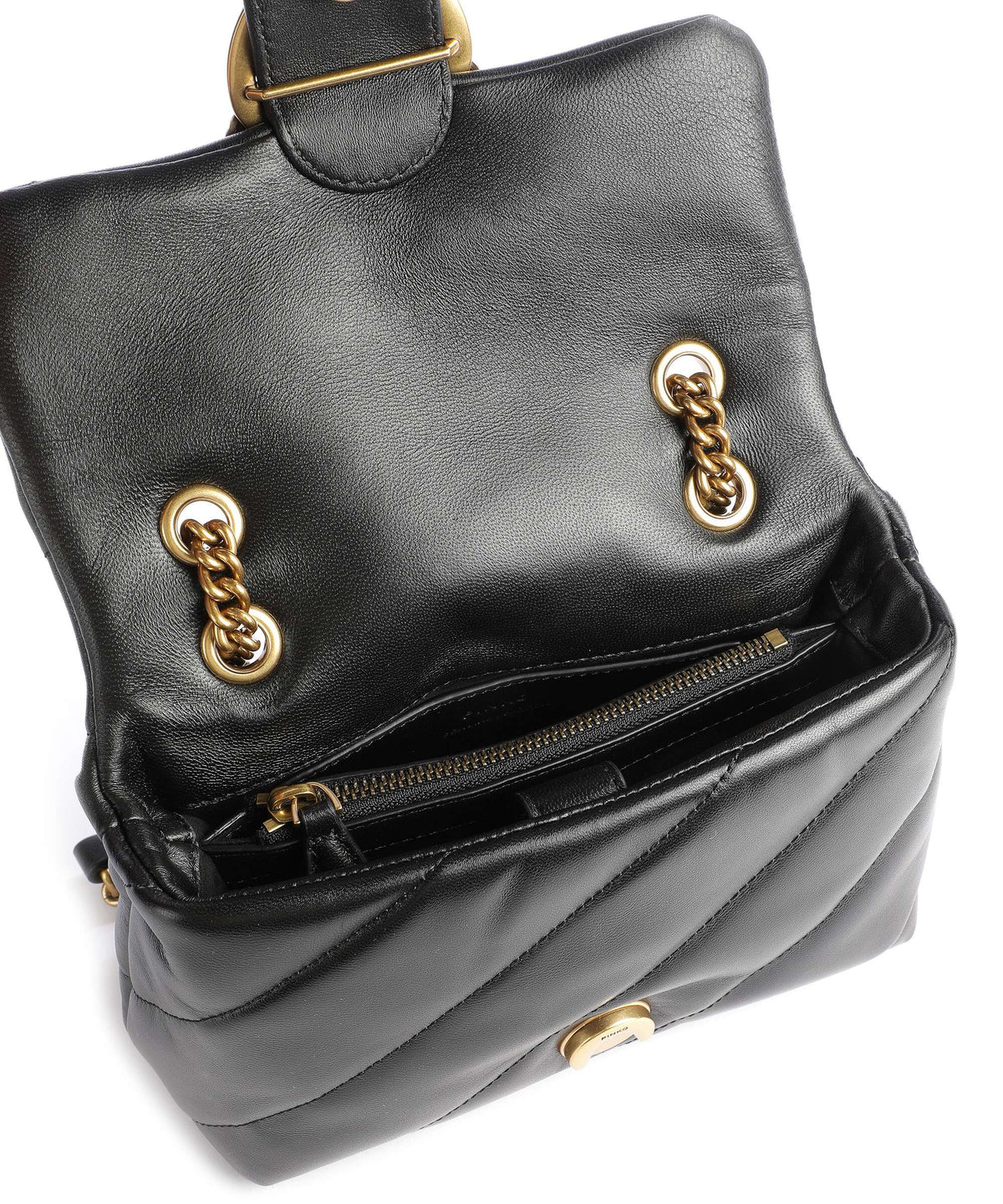 Pinko Love Puff Mini Shoulder bag nero/antique gold