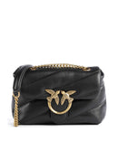 Pinko Love Puff Baby Skuldertaske nero/antique gold