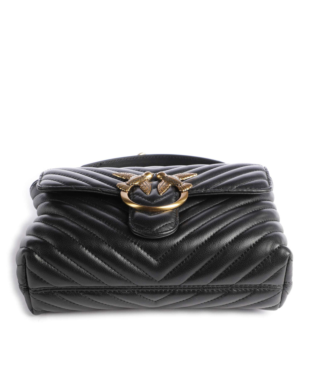 Pinko Love Lady Puff Mini Handbag nero/antique gold