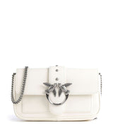 Pinko Love One Pocket Pung bianco seta/old silver