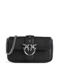 Pinko Love One Pocket Crossbody bag nero/old silver