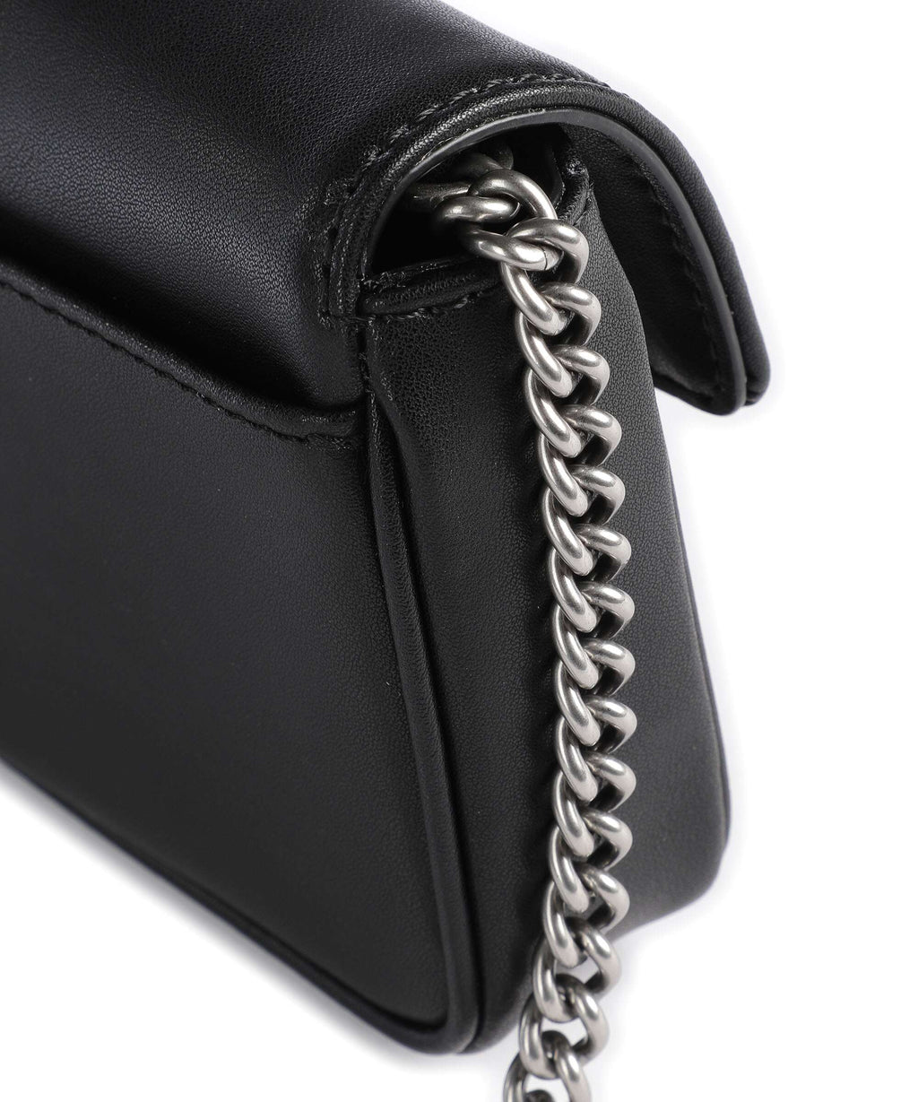 Pinko Love One Pocket Crossbody bag nero/old silver