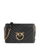 Pinko Love Click Classic Crossover taske nero/antique gold
