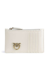Pinko Airone Kortholder bianco seta/antique gold