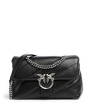 Pinko Love Puff Classic Skuldertaske nero/old silver