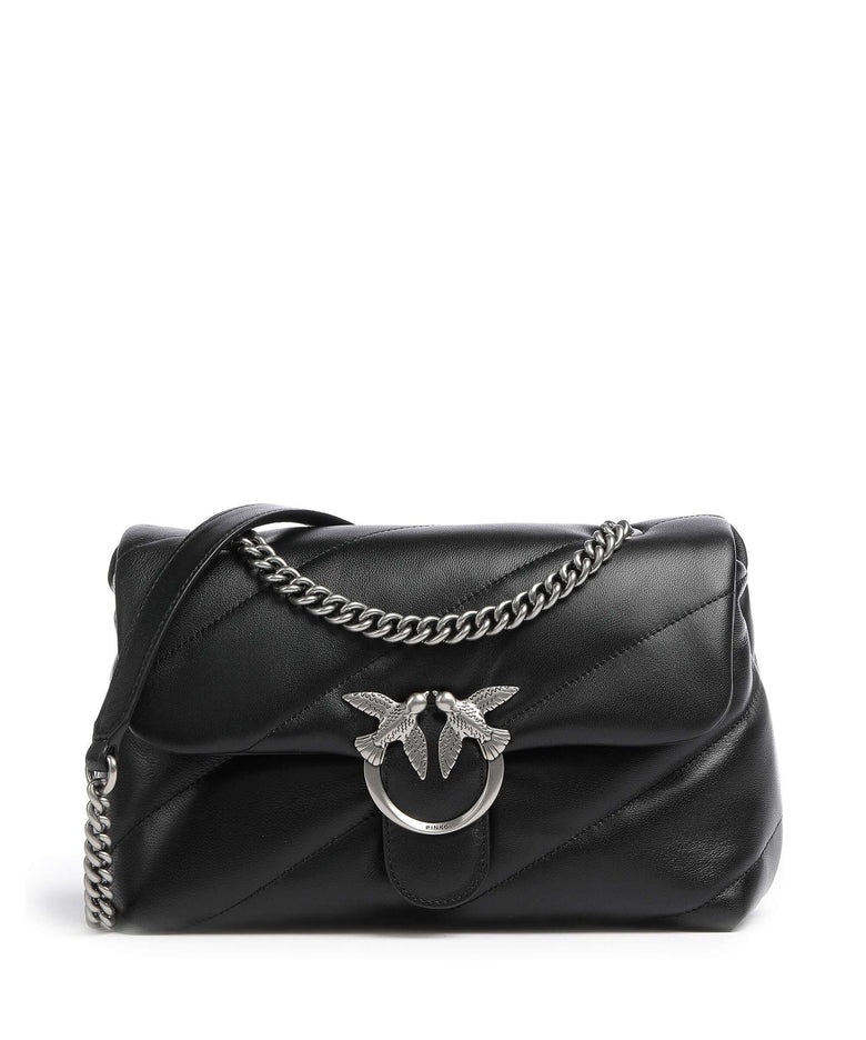 Pinko Love Puff Classic Shoulder bag nero/old silver