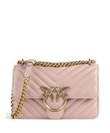 Pinko Love One Mini Skuldertaske cipria/antique gold