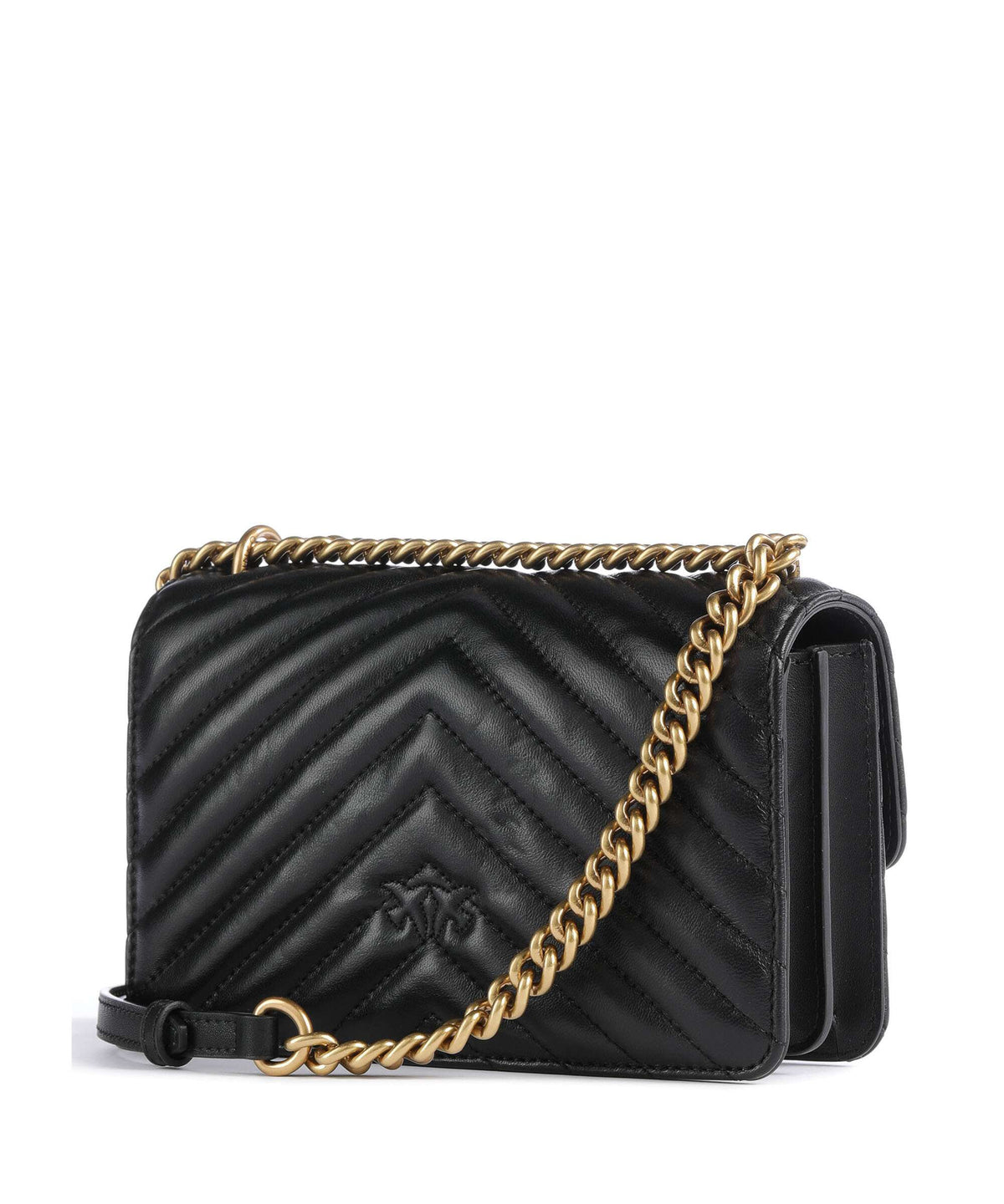 Pinko Love One Mini Shoulder bag nero/antique gold