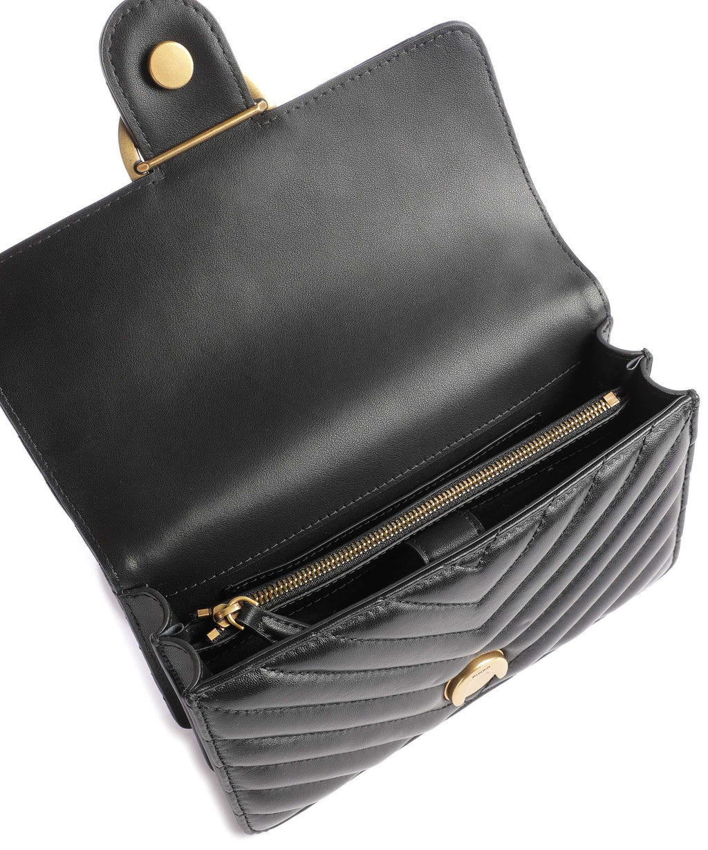 Pinko Love One Mini Shoulder bag nero/antique gold