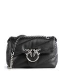Pinko Love Puff Baby Skuldertaske nero/old silver