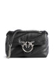 Pinko Love Puff Baby Skuldertaske nero/old silver