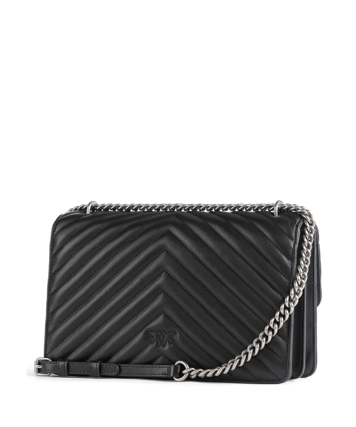 Pinko Love One Classic Shoulder bag nero/old silver