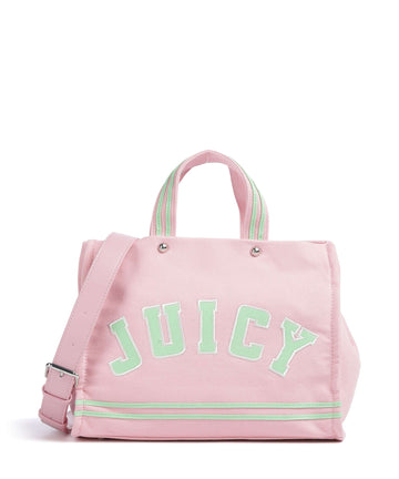 Juicy Couture Iris Patch Canvas M Håndtaske juicy pink/summer green
