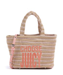 Juicy Couture Nora Straw S Håndtaske peach pink