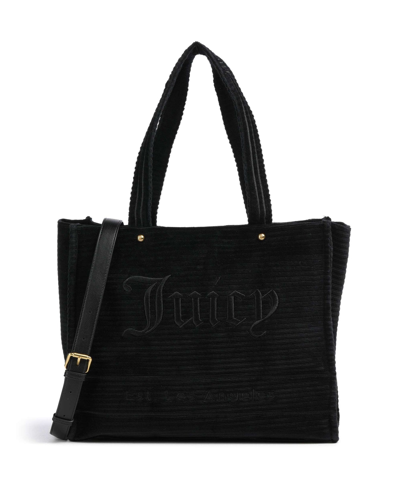 Juicy Couture Iris Velvet L Tote bag black