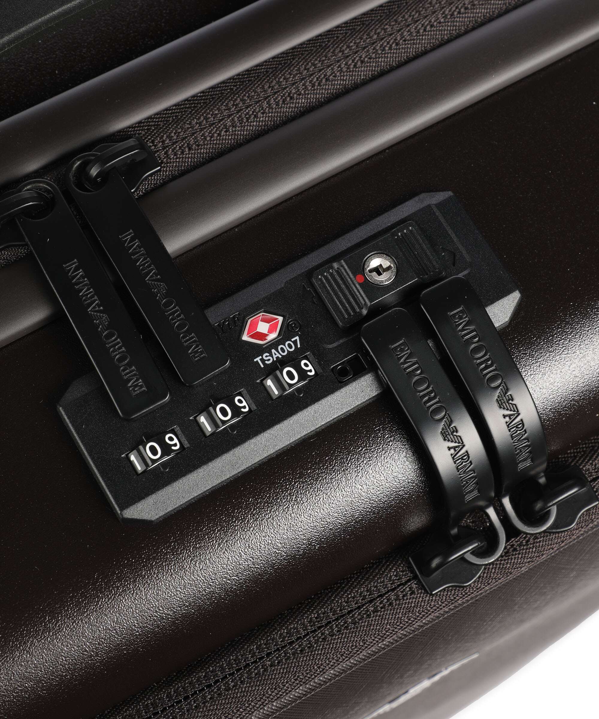 Emporio Armani Business Regenerated Spinner (4 wheels) ebony