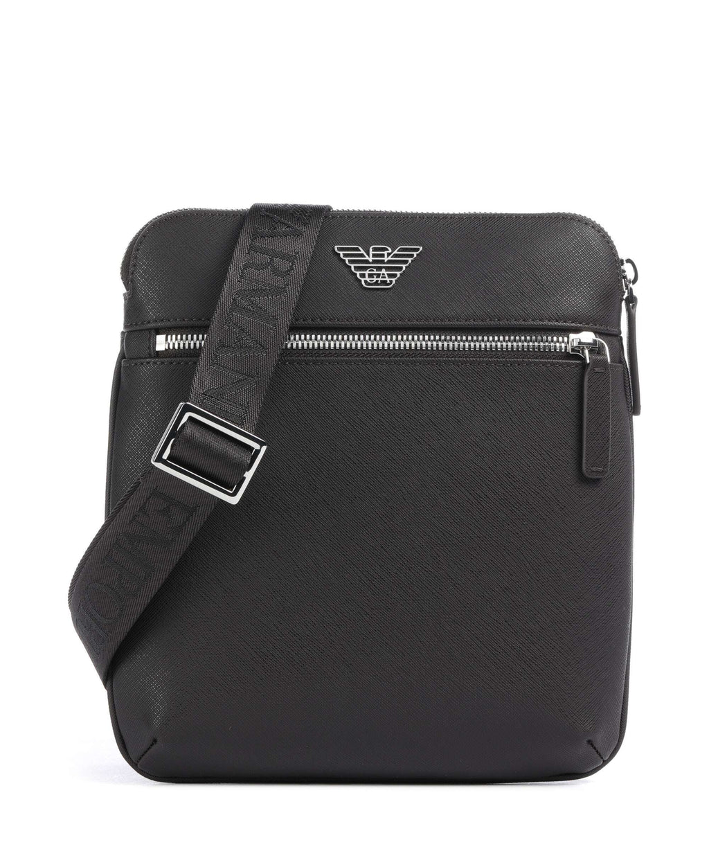 Emporio Armani Business Regenerated Crossbody bag ebony
