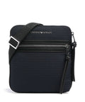 Emporio Armani Monogram Crossbody bag iconico blu navy
