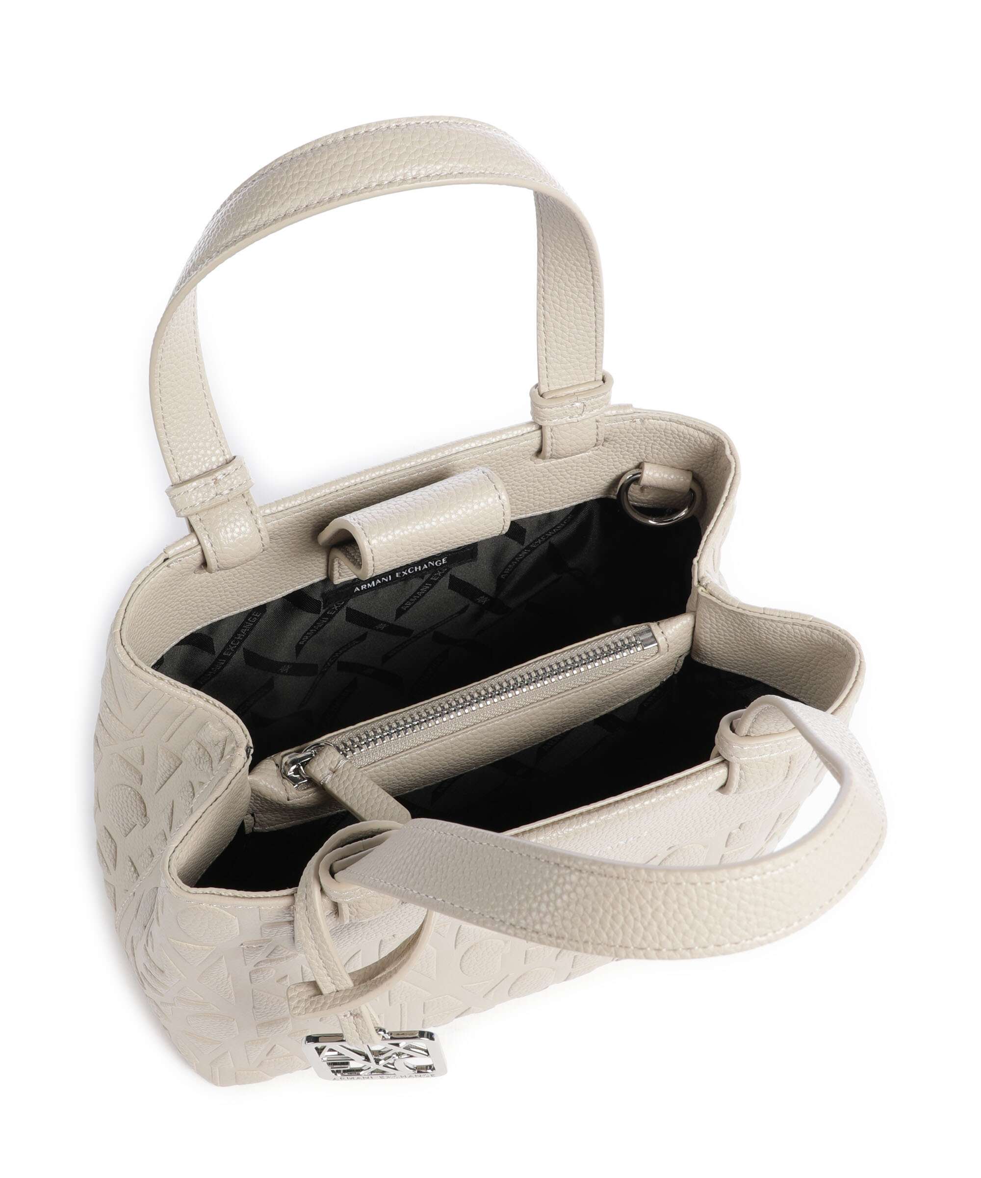 Armani Exchange Liz Monogram S Handbag script