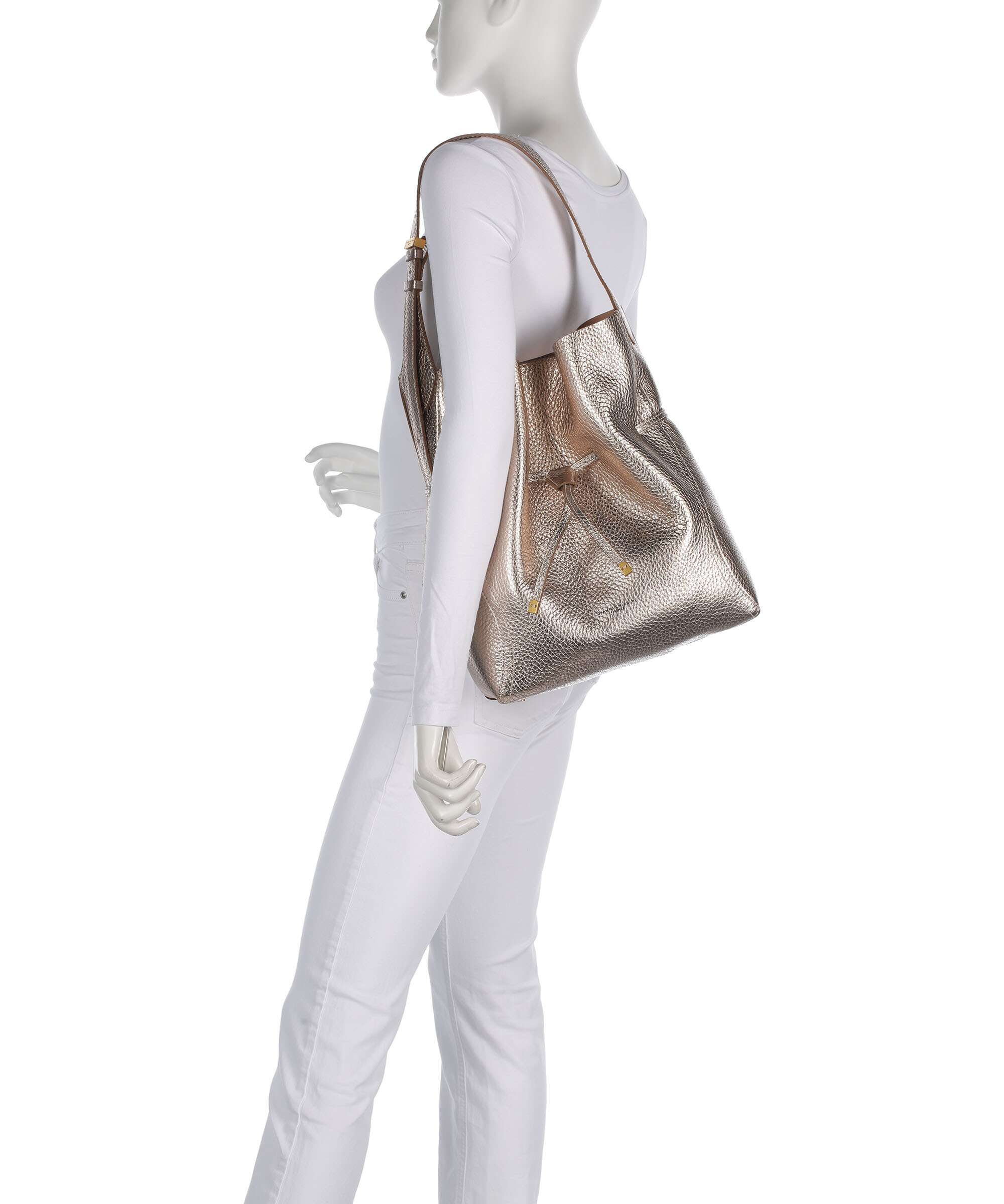 Gianni Chiarini Sienna Bucket bag mirage clay