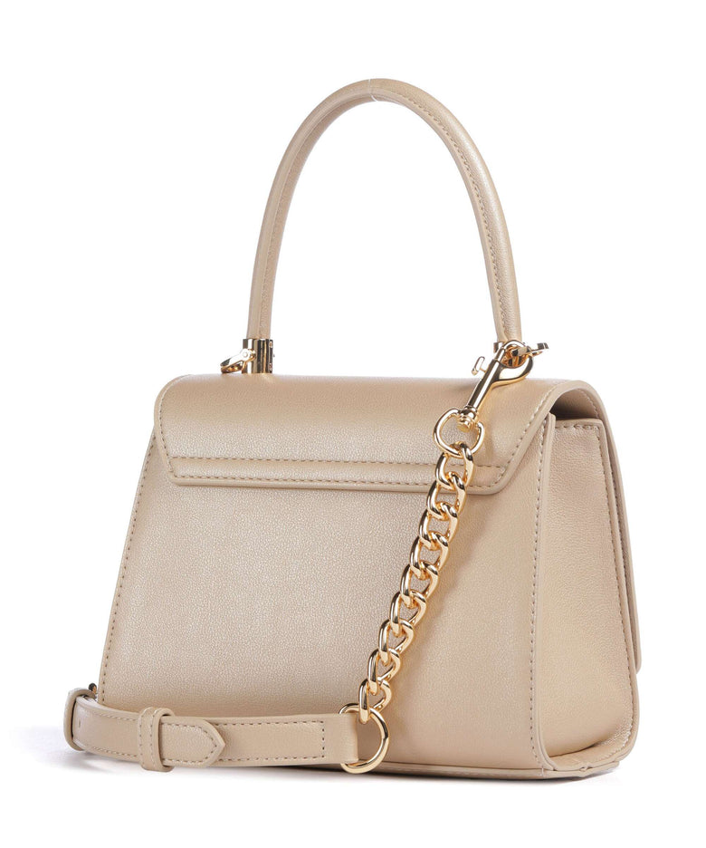 Love Moschino Bold Love Laminated Crossbody bag metallic gold