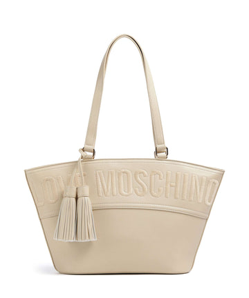 Love Moschino Item Cabas Shopper taske beige